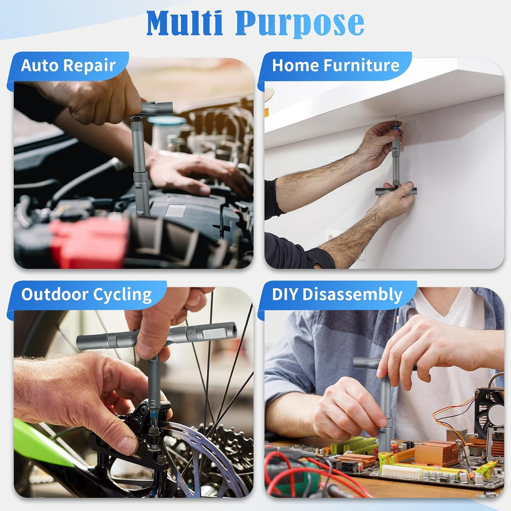 24 in 1 Magnetic Ratchet Screwdriver Set - Mini Precision Tool Kit for DIY, Home Repair & Watch Tool Kit | Industrial S2 Alloy Steel Bits