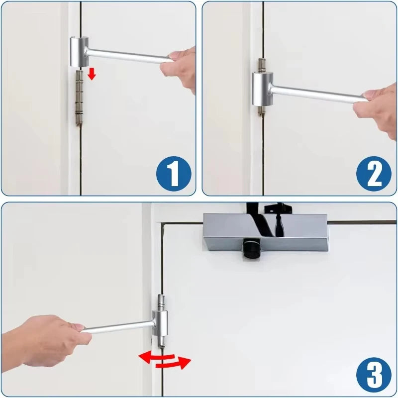 Double Head Hinge Gaps Adjusting Wrench Door Hinge Repair Spanner Labor-Saving Wrenches for Home Hinge Gaps Repair Hand Tools