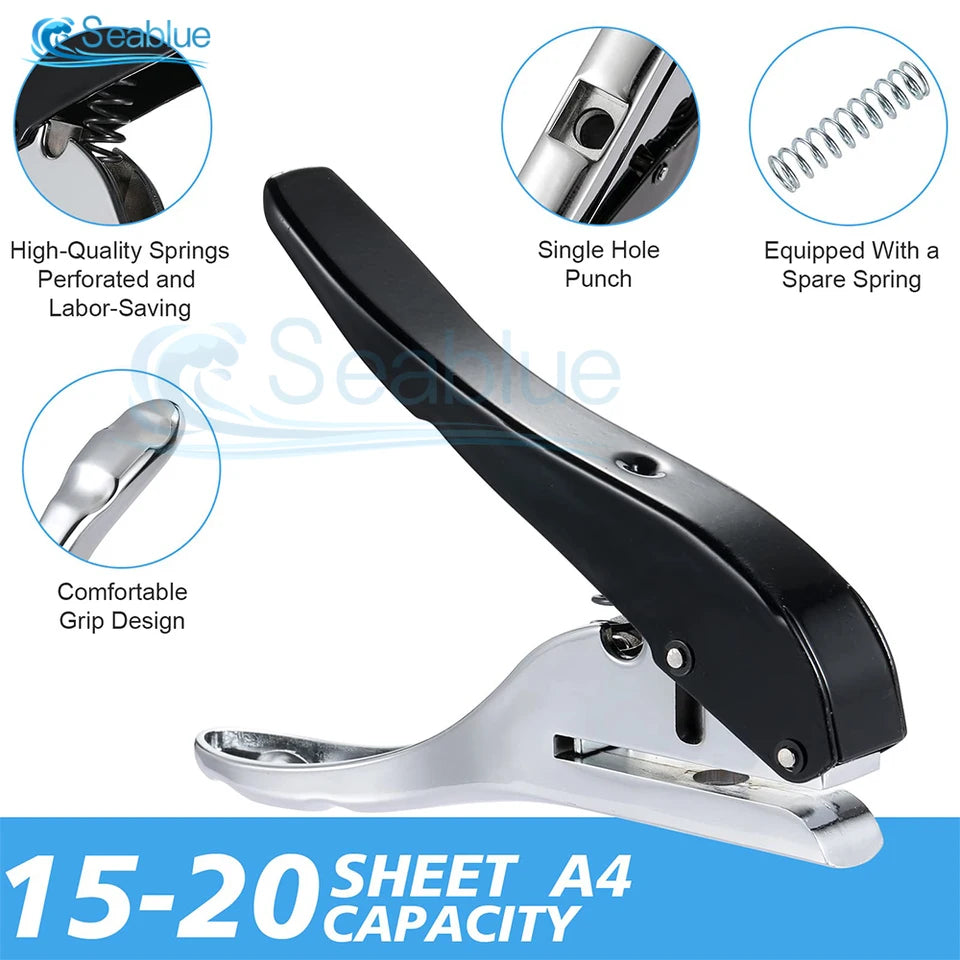 Single Hole Punch 8/10mm Round Hole Puncher Plier Tools Credit Photo Paper Card Corner Hand Tool For Plastic Paper Edge Banding