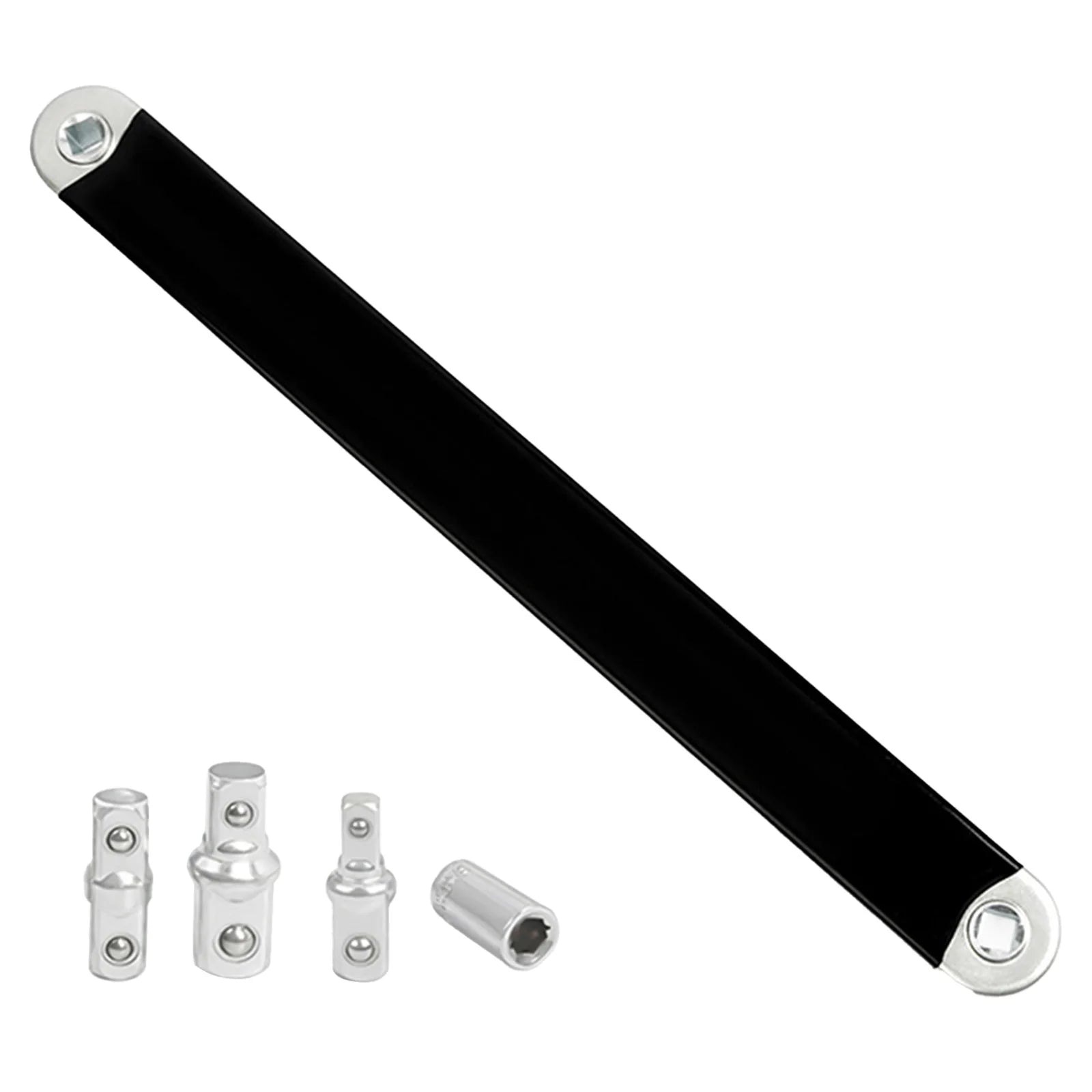 Universal Ratcheting Wrench Extension Bar Adjustable Double Head  Extra Long Heavy Duty Tool For Mechanics And Car Repair