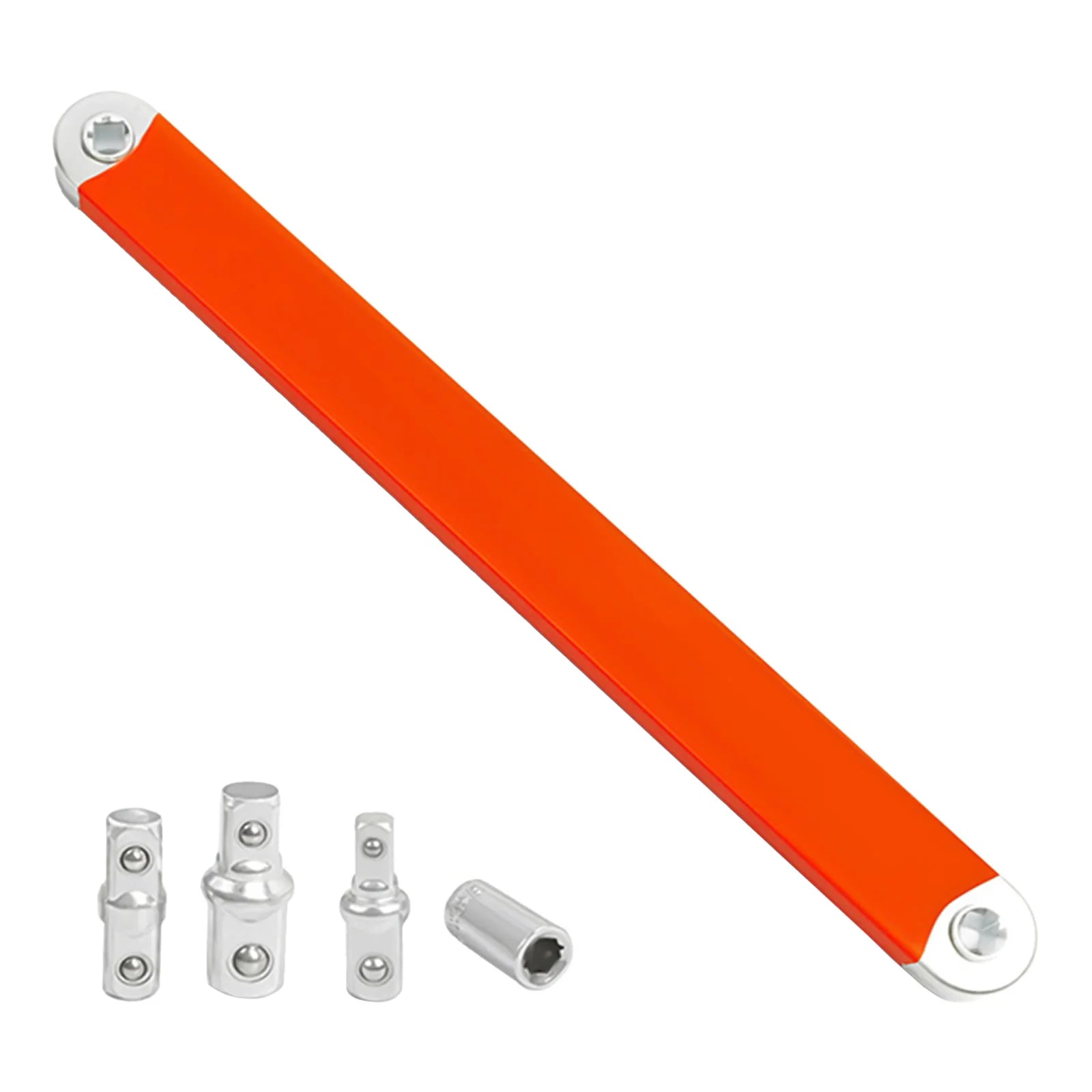 Universal Ratcheting Wrench Extension Bar Adjustable Double Head  Extra Long Heavy Duty Tool For Mechanics And Car Repair