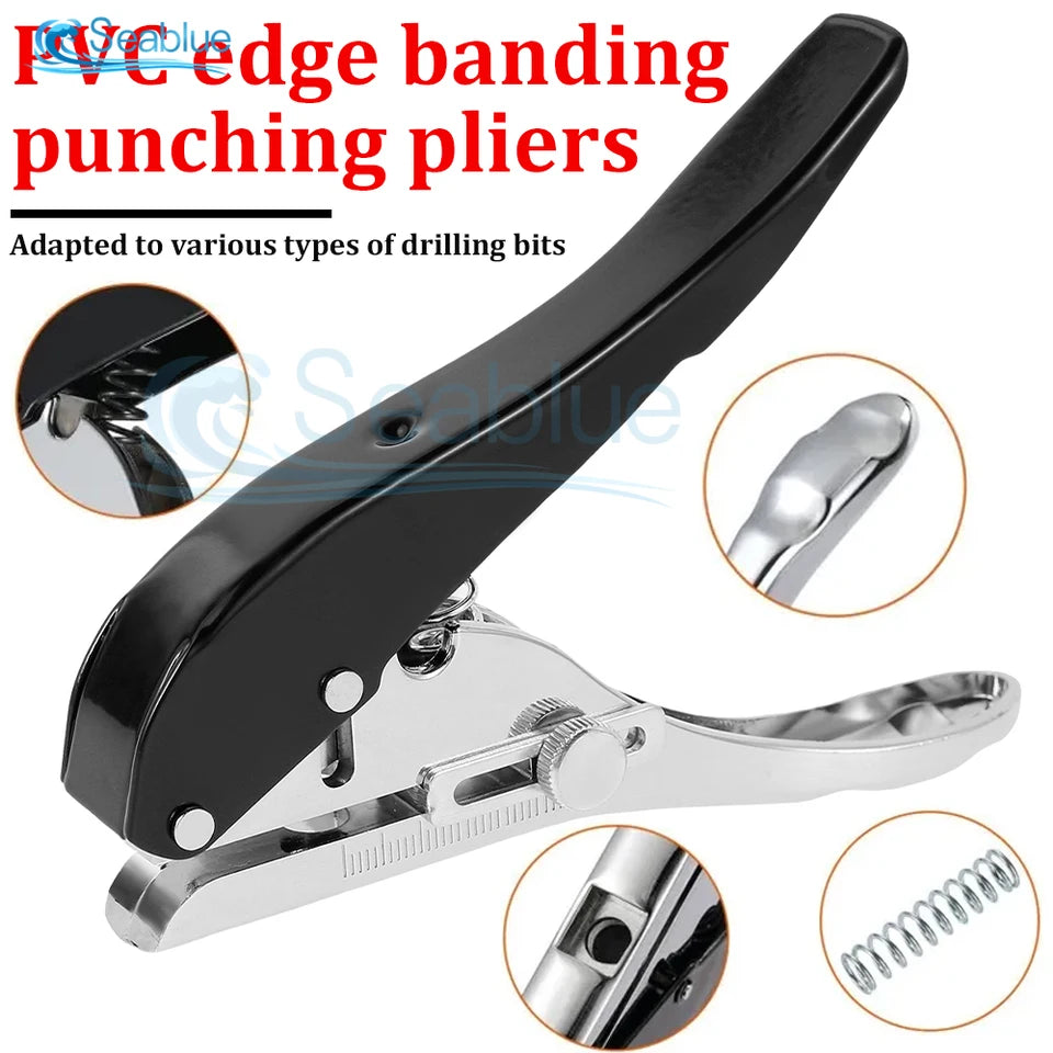 Single Hole Punch 8/10mm Round Hole Puncher Plier Tools Credit Photo Paper Card Corner Hand Tool For Plastic Paper Edge Banding
