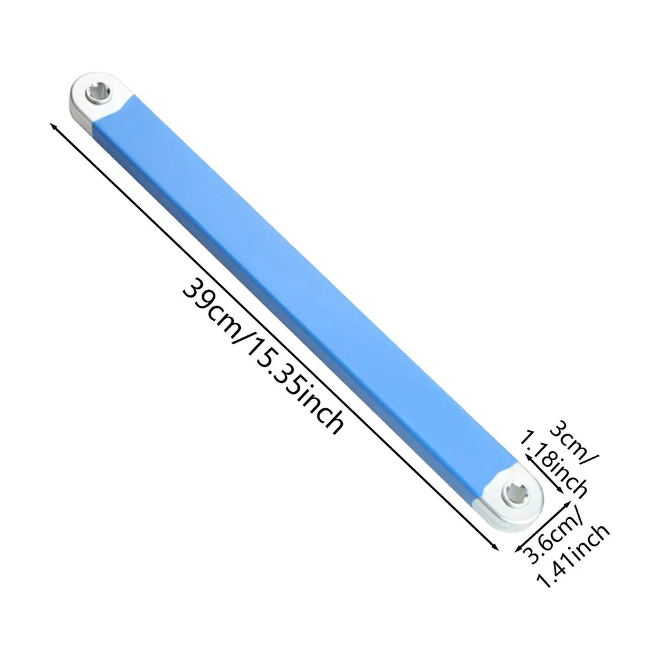 Universal Ratcheting Wrench Extension Bar Adjustable Double Head  Extra Long Heavy Duty Tool For Mechanics And Car Repair